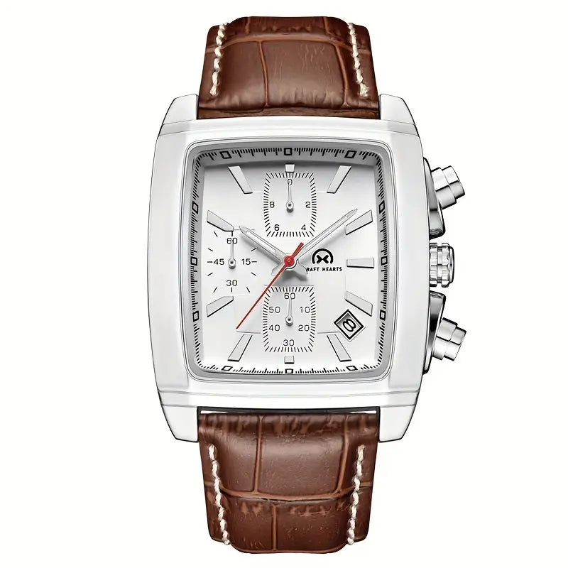 Men's Vintage-Inspired Quartz Watch