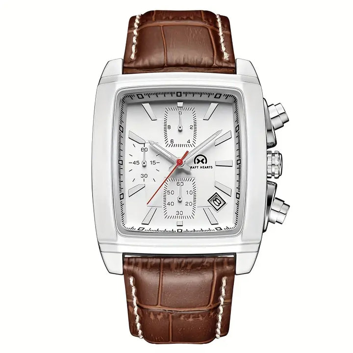 Men's Vintage-Inspired Quartz Watch