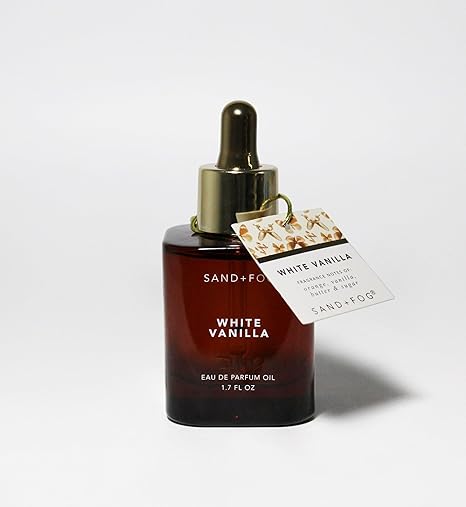 Sand + Fog White Vanilla Perfume Oil, Eau De Parfum, 1.69 fl oz / 50ml
