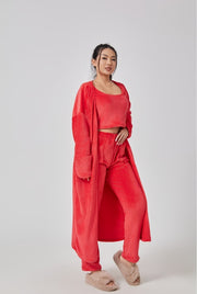 Women's Cozy 3-Piece Pajama Set