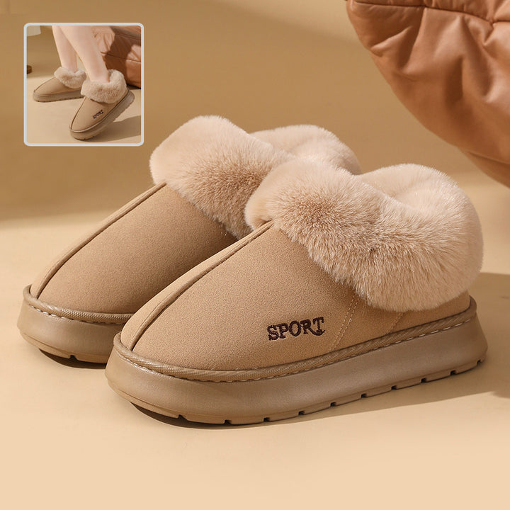 Women's Plush Snow Boots – Outdoor Slippers