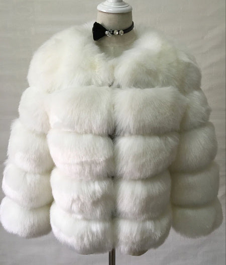 Women's Faux Fur Coat – Elegant Winter Outerwear