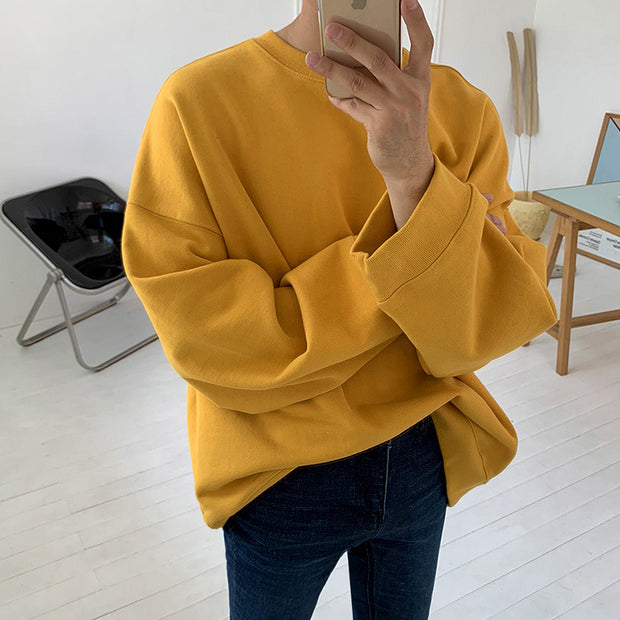 Unisex Loose Pullover Sweater – Korean Style