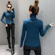 Women's High-Neck Slim Fit Shirt – Autumn/Winter