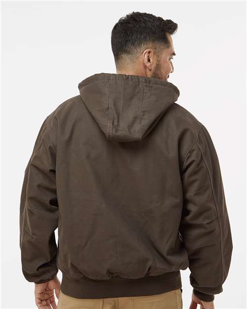 Men's Cheyenne Boulder Cloth™ Hooded Canvas Work Jacket with Tricot Quilt Lining DRI DUCK Style 5020