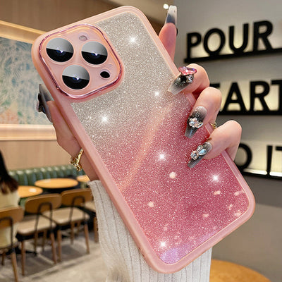 Best Applicable To 15 Transparent Glitter Phone Case Ultra-thin