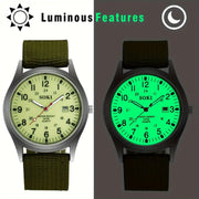 Night Vision Luminous Military Wrist Watch