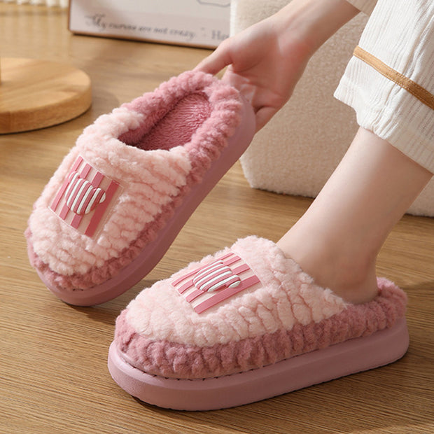 Lamb Slippers – Indoor Non-Slip Winter Shoes