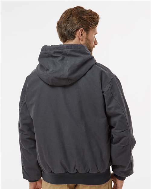 Men's Cheyenne Boulder Cloth™ Hooded Canvas Work Jacket with Tricot Quilt Lining DRI DUCK Style 5020