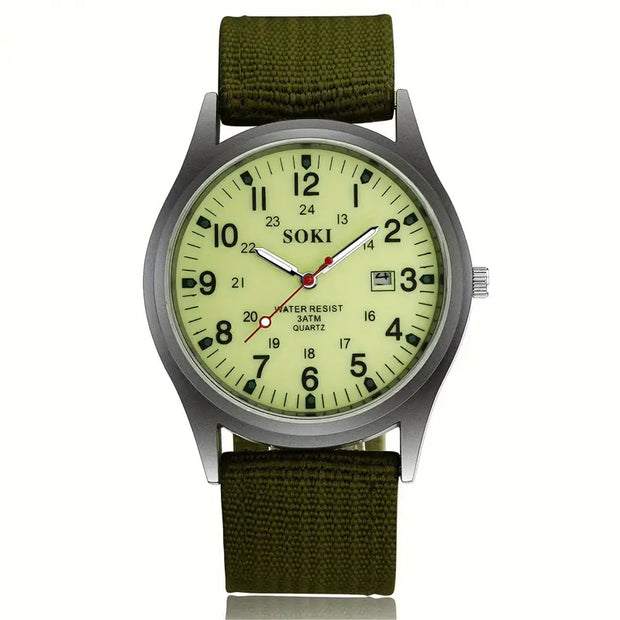 Night Vision Luminous Military Wrist Watch