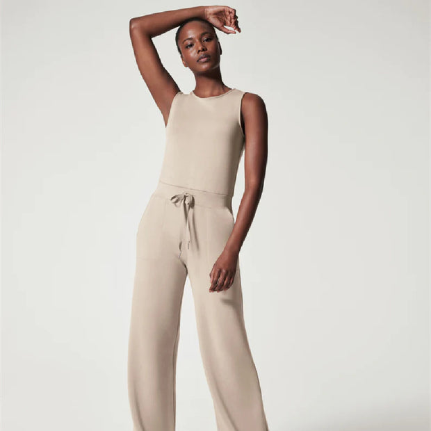 Women's Lace-Up Jumpsuit Pants