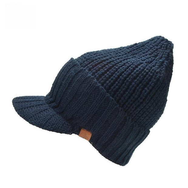 Men's Woolen Winter Hat – Trendy Style