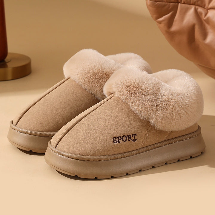 Women's Plush Snow Boots – Outdoor Slippers