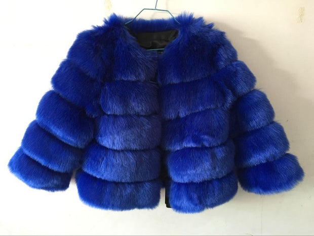 Women's Faux Fur Coat – Elegant Winter Outerwear