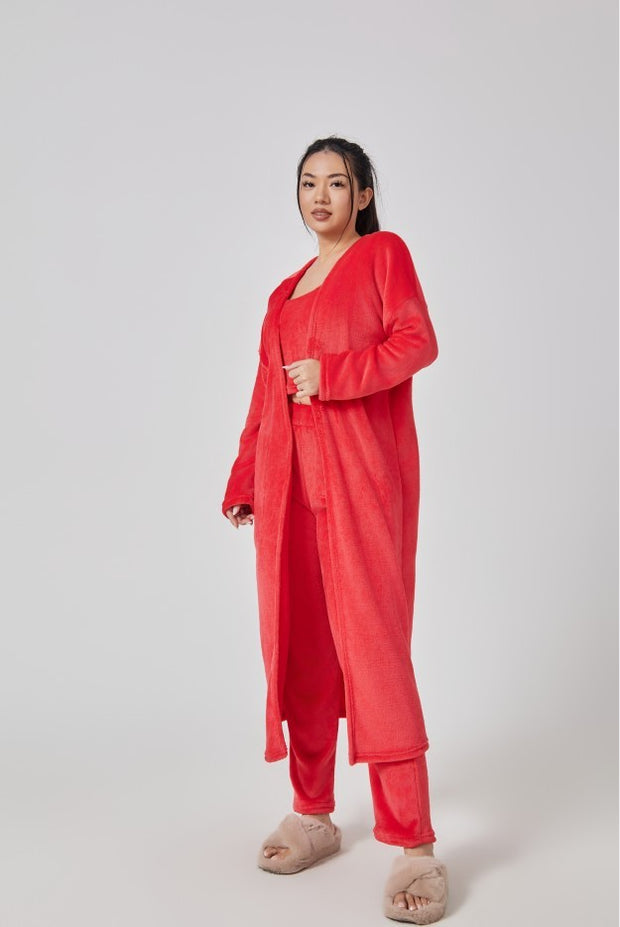 Women's Cozy 3-Piece Pajama Set