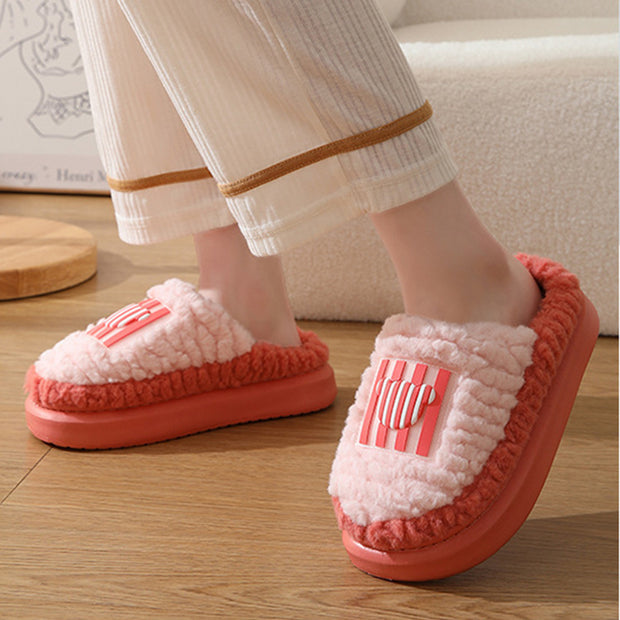 Lamb Slippers – Indoor Non-Slip Winter Shoes