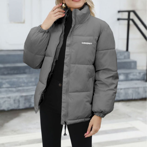 Women's Casual Winter Down Coat – Thick & Windproof