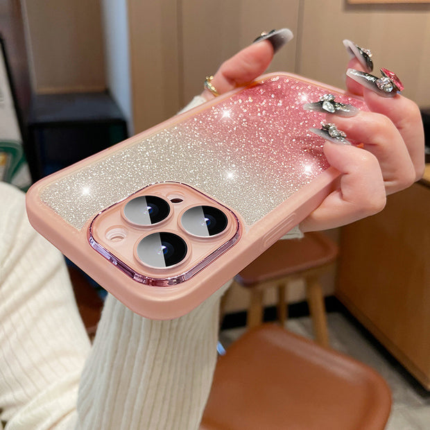 Best Applicable To 15 Transparent Glitter Phone Case Ultra-thin