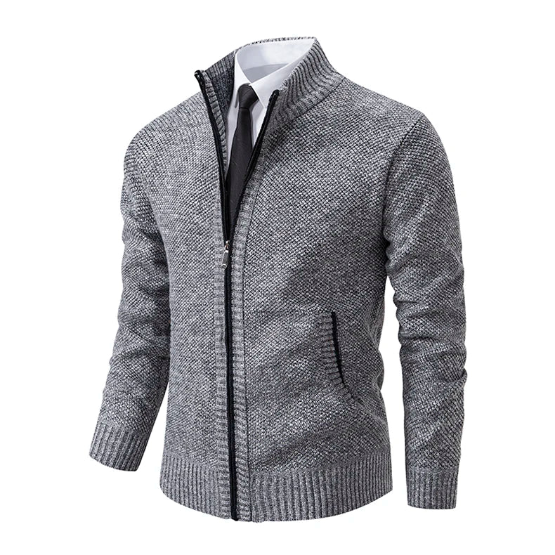 Men's Casual Sports Coat | Autumn & Winter Fleece Zipper Cardigan
