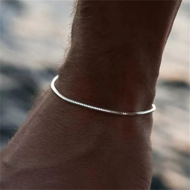 Stainless Steel Snake Chain Bracelet