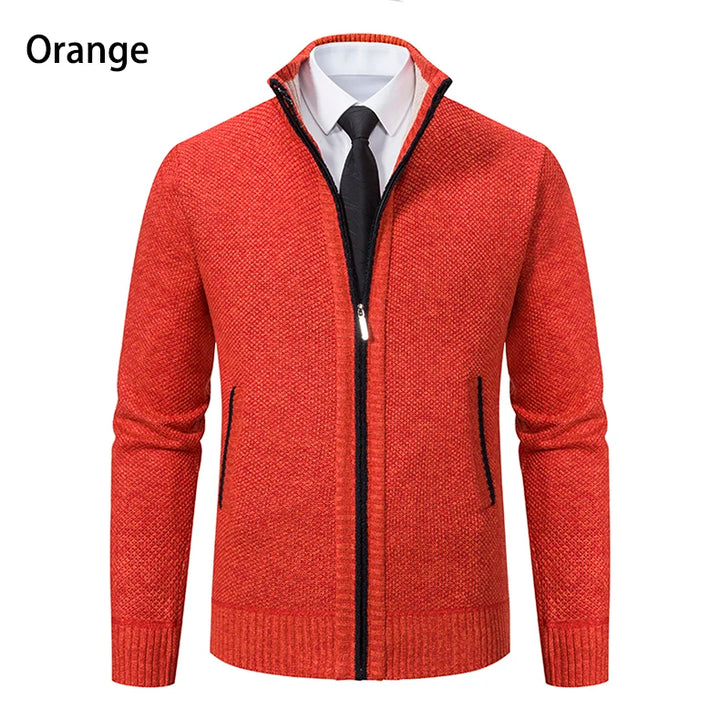 Men's Casual Sports Coat | Autumn & Winter Fleece Zipper Cardigan