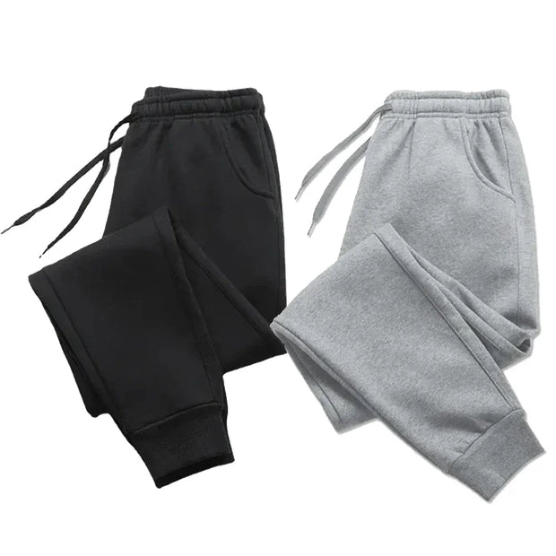 Men's Fleece Joggers, Winter Gym Pants