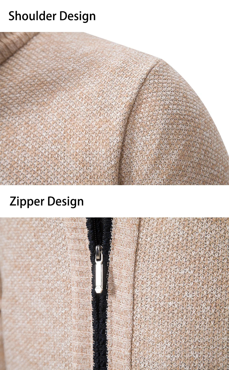 Men's Casual Sports Coat | Autumn & Winter Fleece Zipper Cardigan
