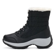 Women's Platform Snow Boots | Waterproof Fur Ankle & Thigh High Winter Walking Shoes