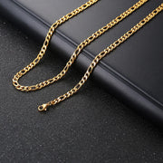 Vertical Bar Necklace for Men, Layered