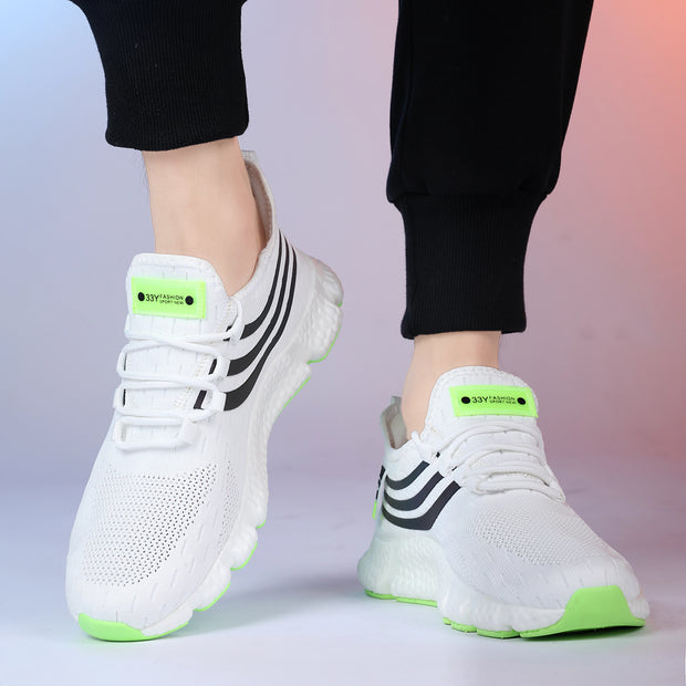 Men Running Shoes Lightweight Sneakers Breathable Tennis Shoe Non-Slip Sports Outdoor Casual Walking Footwear Climbing Hiking