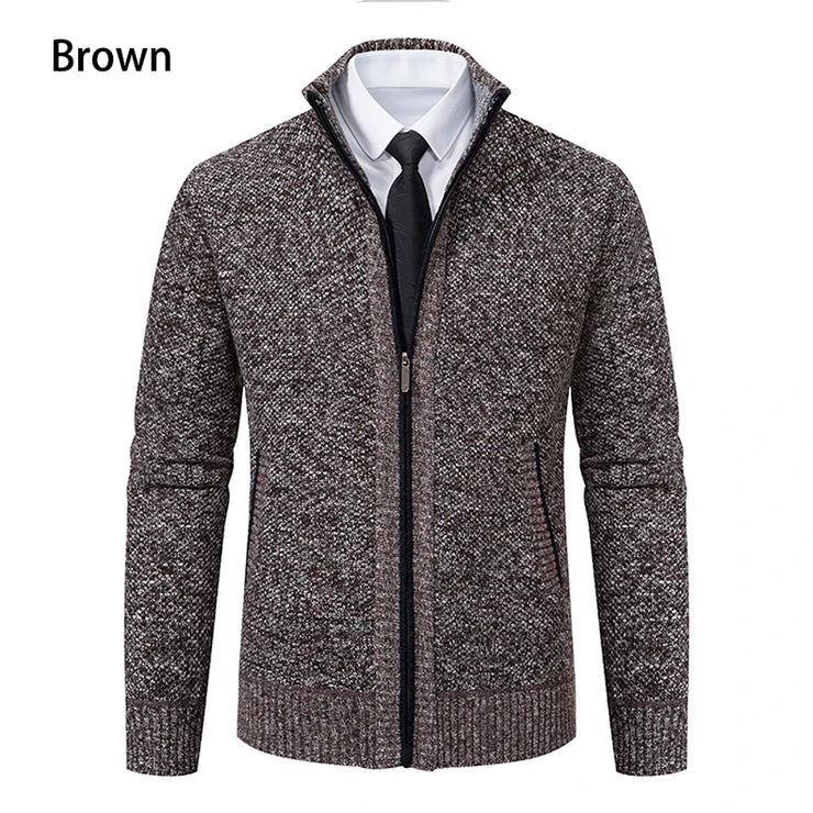 Men's Casual Sports Coat | Autumn & Winter Fleece Zipper Cardigan