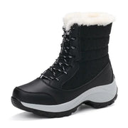 Women's Platform Snow Boots | Waterproof Fur Ankle & Thigh High Winter Walking Shoes