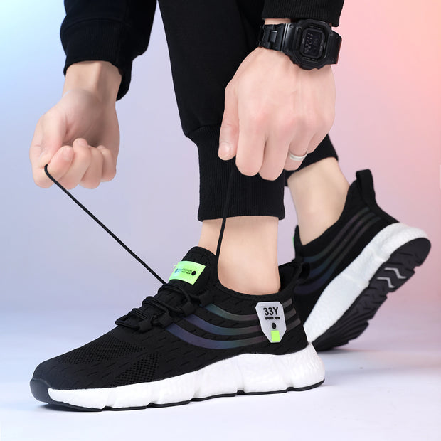 Men Running Shoes Lightweight Sneakers Breathable Tennis Shoe Non-Slip Sports Outdoor Casual Walking Footwear Climbing Hiking