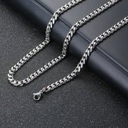 Vertical Bar Necklace for Men, Layered