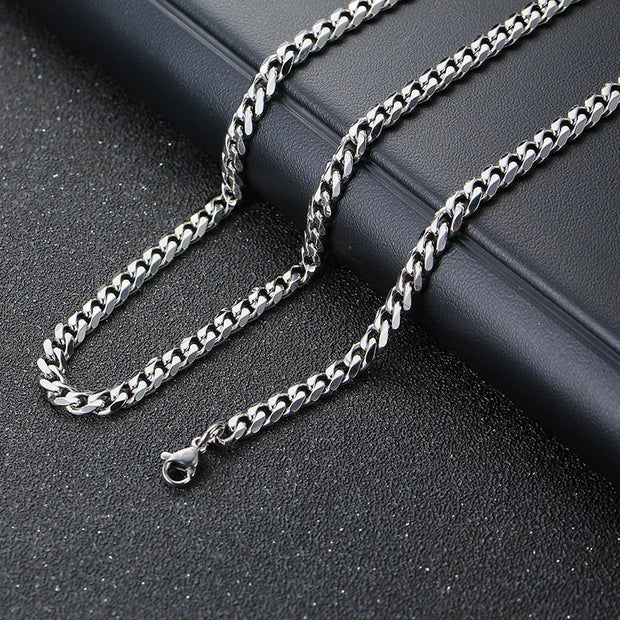 Vertical Bar Necklace for Men, Layered