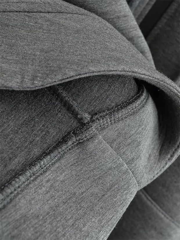 Women's Oversized Zipper Hoodie | High Street Unisex Style with Double Pockets