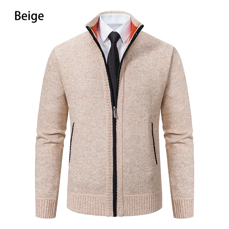 Men's Casual Sports Coat | Autumn & Winter Fleece Zipper Cardigan