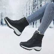 Women's Platform Snow Boots | Waterproof Fur Ankle & Thigh High Winter Walking Shoes