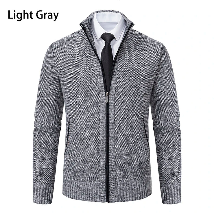 Men's Casual Sports Coat | Autumn & Winter Fleece Zipper Cardigan