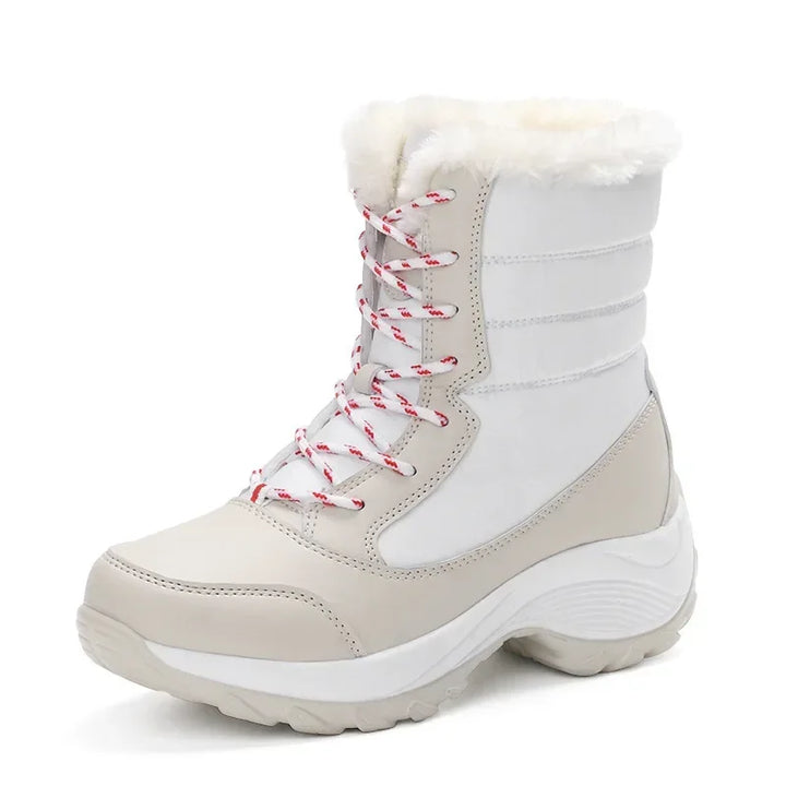 Women's Platform Snow Boots | Waterproof Fur Ankle & Thigh High Winter Walking Shoes