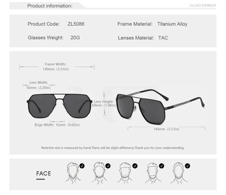 Polarized Photochromic Sunglasses