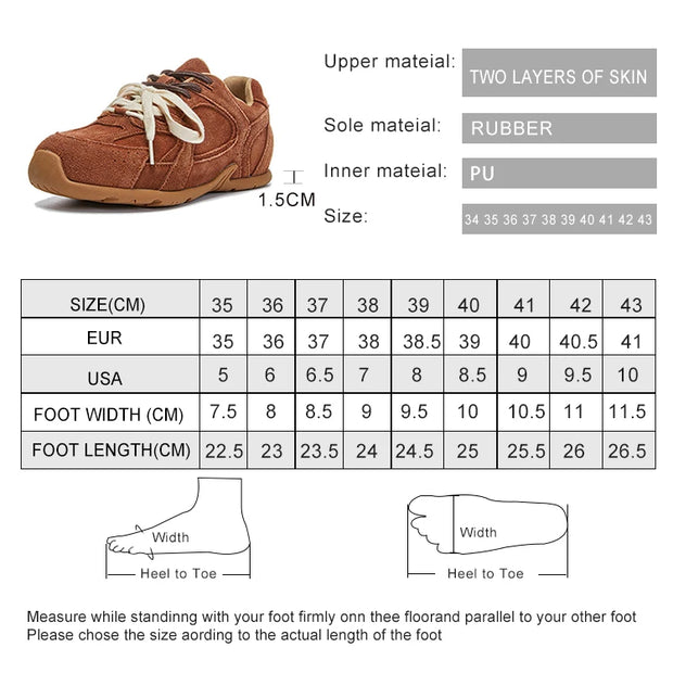 AIYUQI Women Sneakers 2024 Spring New Genuine Leather Retro German Training Shoes Women Contrast Flat Casual Shoes Women