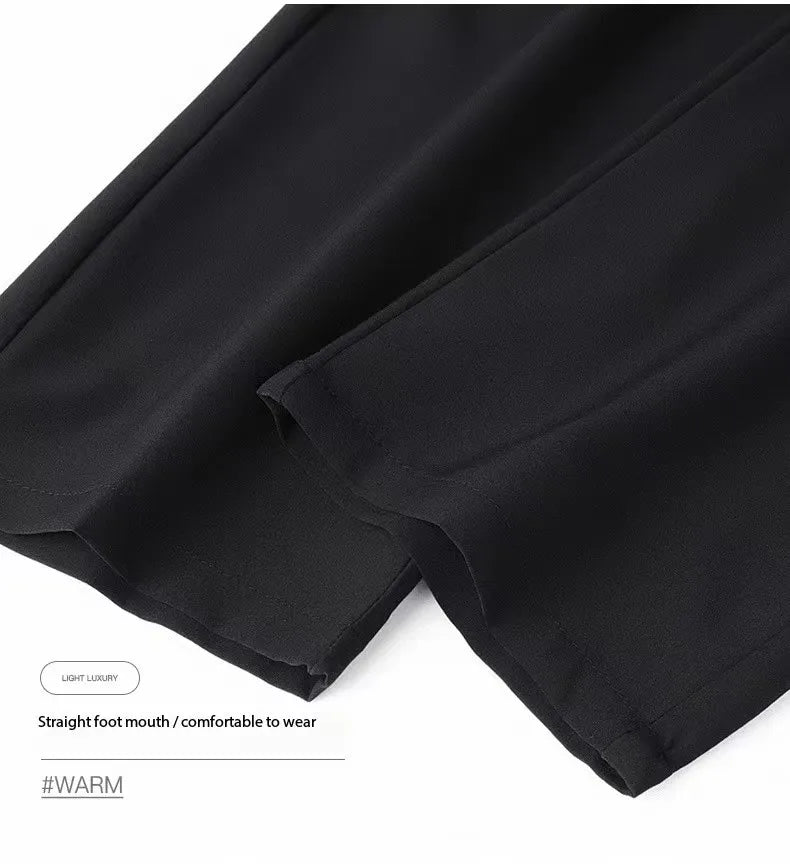 Korean ice silk Jin round thin sports pants