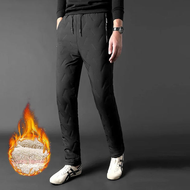 Men's Fleece Sweatpants, Windproof