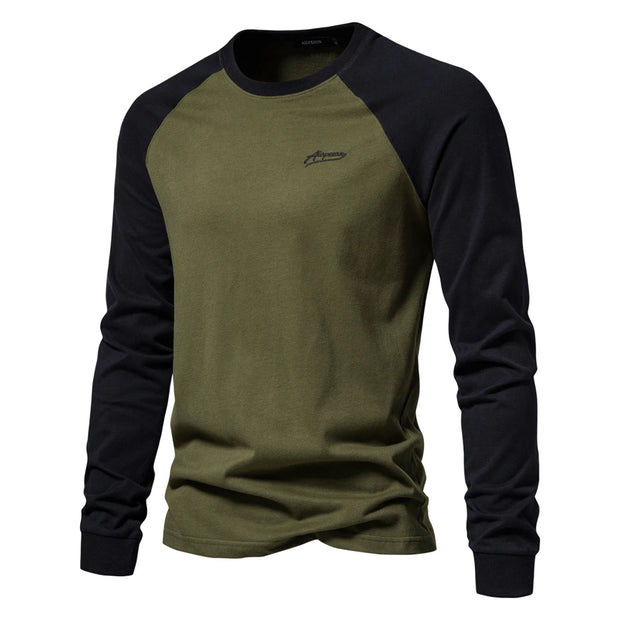 Men's Long Sleeve Cotton T-shirt