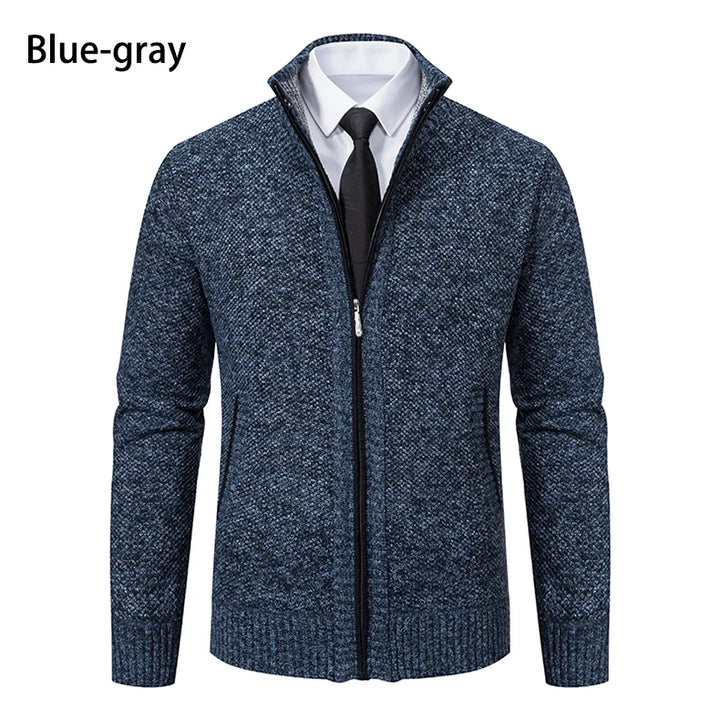 Men's Casual Sports Coat | Autumn & Winter Fleece Zipper Cardigan