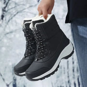 Women's Platform Snow Boots | Waterproof Fur Ankle & Thigh High Winter Walking Shoes