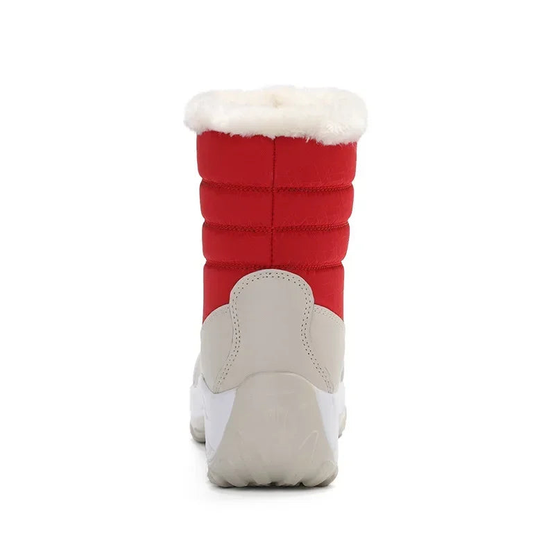 Women's Platform Snow Boots | Waterproof Fur Ankle & Thigh High Winter Walking Shoes