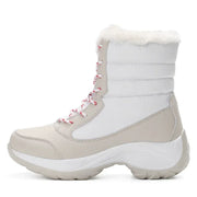 Women's Platform Snow Boots | Waterproof Fur Ankle & Thigh High Winter Walking Shoes