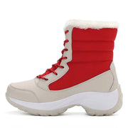 Women's Platform Snow Boots | Waterproof Fur Ankle & Thigh High Winter Walking Shoes